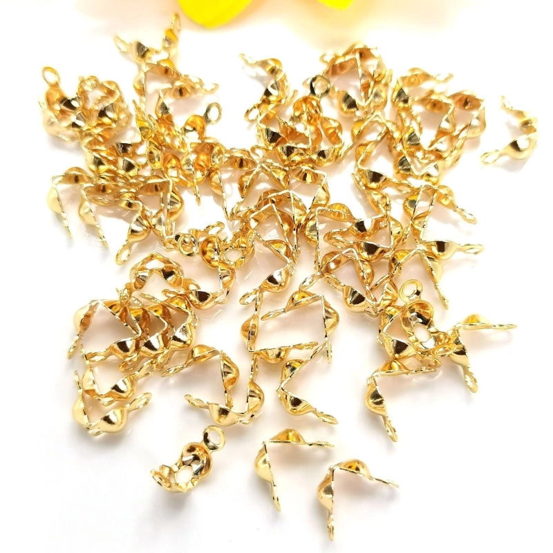 100 PCS/Package Copper Solid Color Jewelry Buckle