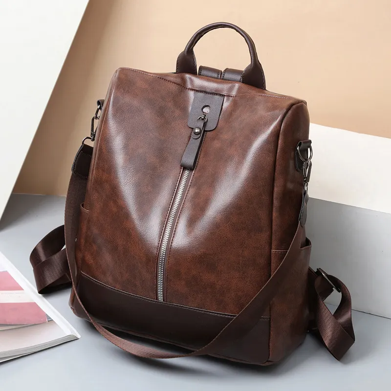 Fashion Simple Commuter Bag Large Capacity Shoulder Travel Backpack