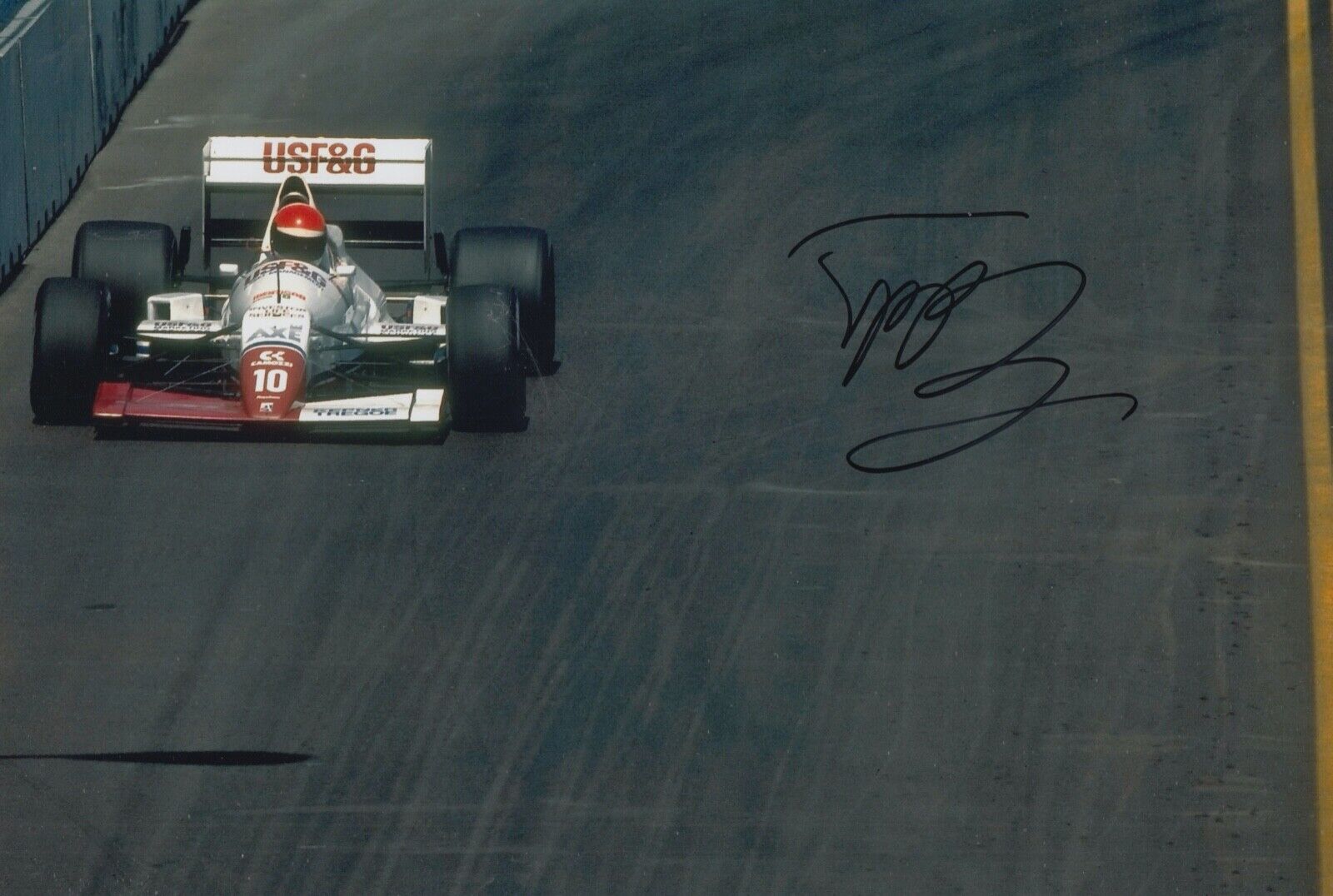 Eddie Cheever Hand Signed 12x8 Photo Poster painting F1 Autograph USF&G Arrows 1