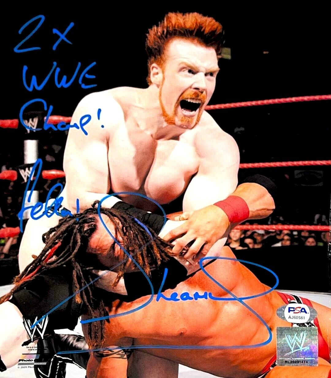 WWE SHEAMUS HAND SIGNED AUTOGRAPHED 8X10 Photo Poster painting WITH PROOF AND PSA DNA COA 18