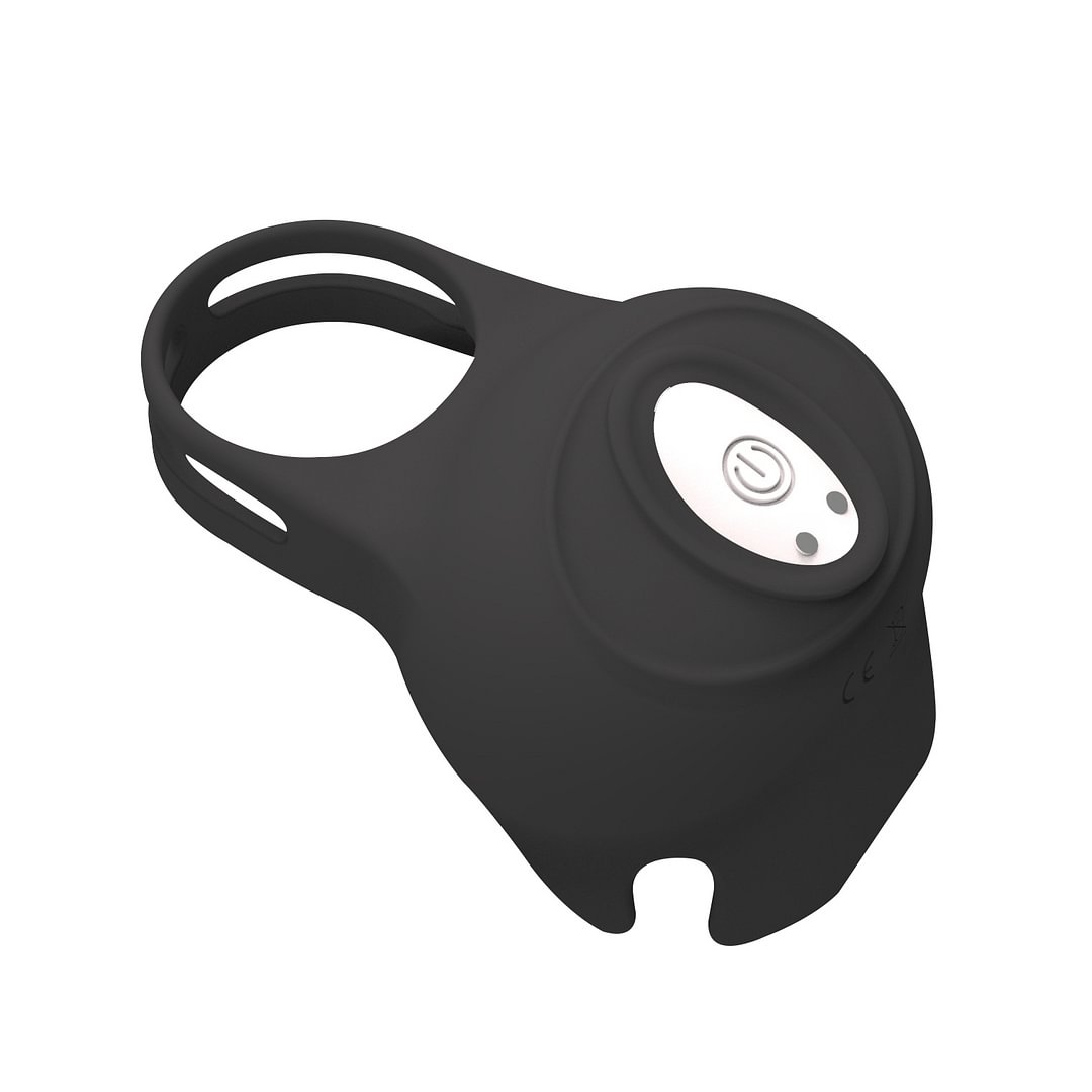 Remote Control Dual Penis Ring Testicles Stimulating Cock Ring Vibrator For Men