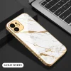 2023 Luxury Baroque Carving Edge Plating Anti-knock Protection Tempered Glass Case For iPhone