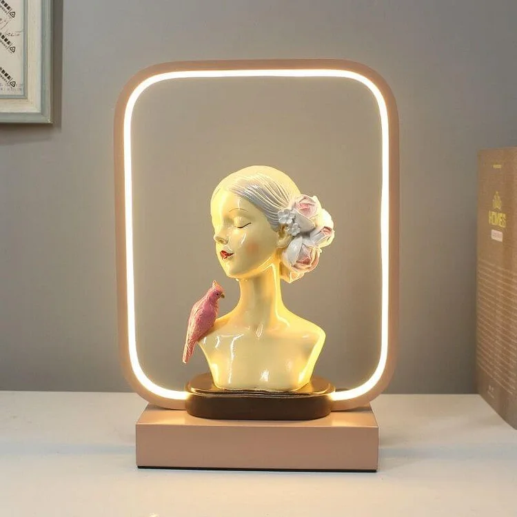 LED Cartoon Girl Lamp