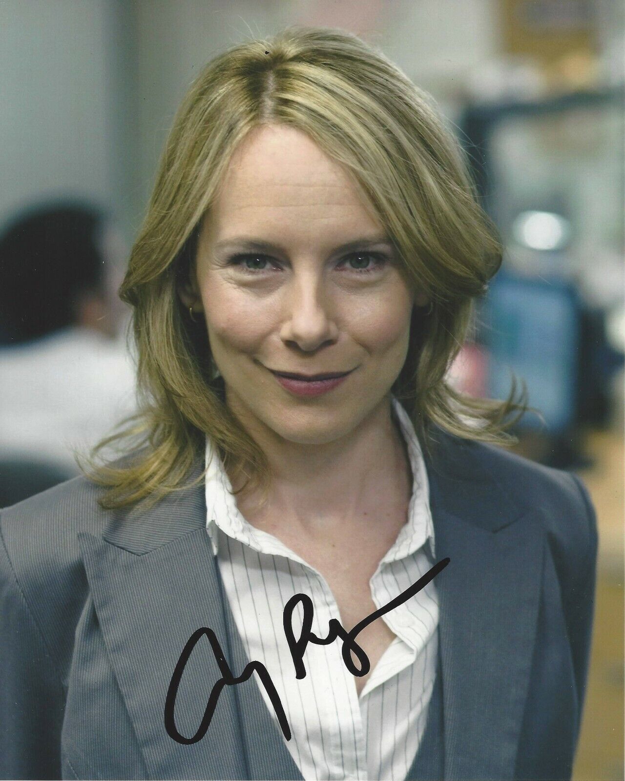 ACTRESS AMY RYAN SIGNED 8x10 Photo Poster painting 2 w/COA THE OFFICE HOLLY FLAX MICHAEL SCOTT