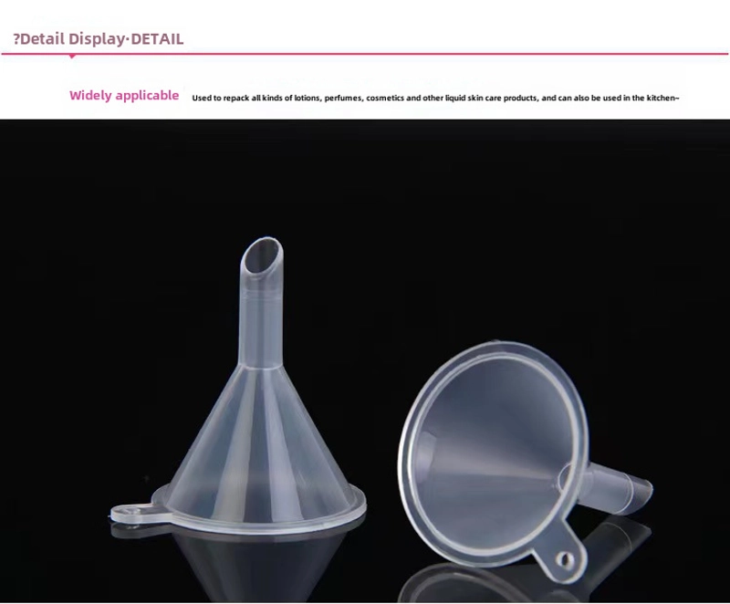 Plastic Separatory Funnel Pp Small Funnel Mini Toner Cosmetic Packaging Tool Blood Bag Canning Device Manufacturers