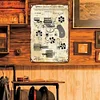 Revolver Patent Drawing - Vintage Metal Signs(12*16Inch)