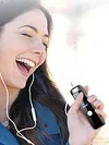 Digital Voice Recorder Type-C Rechargeable Small Tape Recorder Device with 7-Level Adjustable Voices Control for Lectures Meetings Interviews