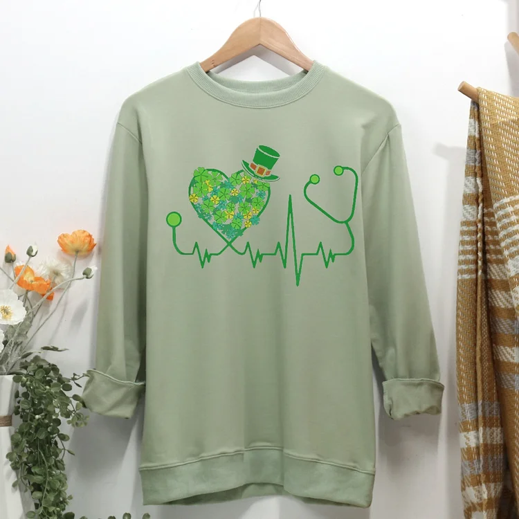 clover Women Casual Sweatshirt-Annaletters