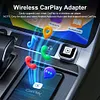 2 in 1 Wireless CarPlay Android Auto Adapter Plug & Play for Factory Wired Cars