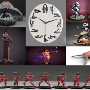 Pornhint NSFW l 8 Figurines l private collection ! NSFW