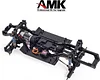 AMK RC Frame 313mm Wheelbase Metal Chassis Frame with 2 Speed Transmission Reversed Front Axle for 1/10 RC Crawler Axial SCX10 II 90046 EX86100