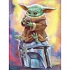 Yoda - 11CT Stamped Cross Stitch - 36*46cm