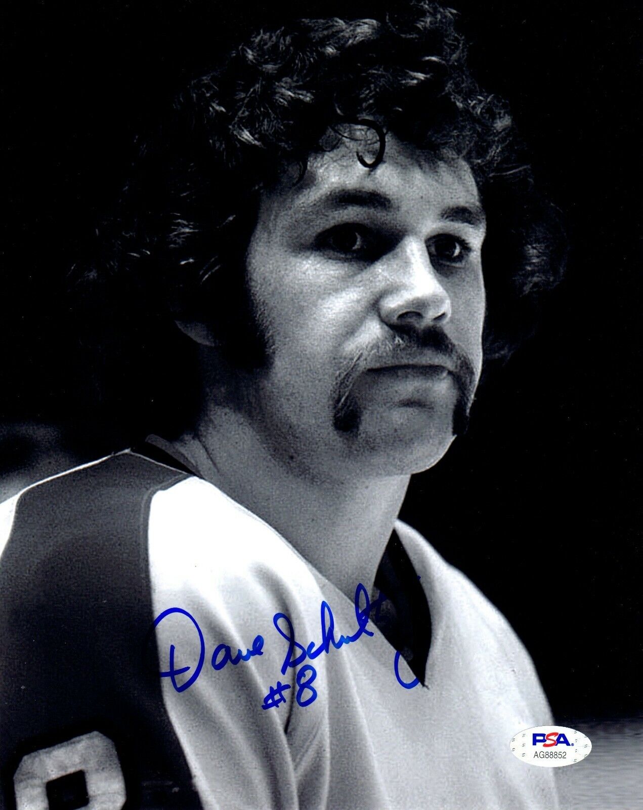 Dave Schultz autographed signed 8x10 Photo Poster painting NHL Philadelphia Flyers PSA COA