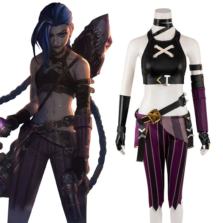 Arcane League of Legends LOL Arcane Jinx  Cosplay Costume