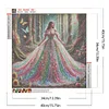 Girl In A Gorgeous Dress-Full Round Diamond Painting 40*40CM