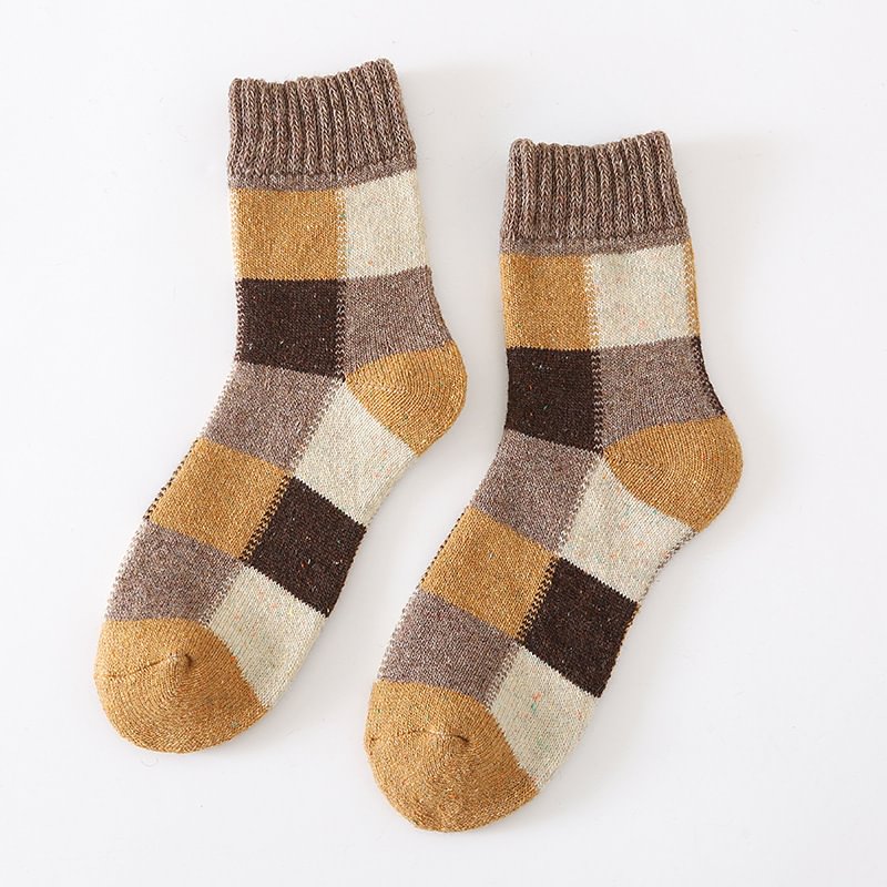 Men's British style wool socks in  mildstyles