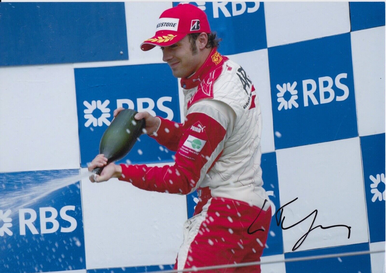 Luca Filippi Hand Signed 12x8 Photo Poster painting - Formula 1 Autograph F1 1.