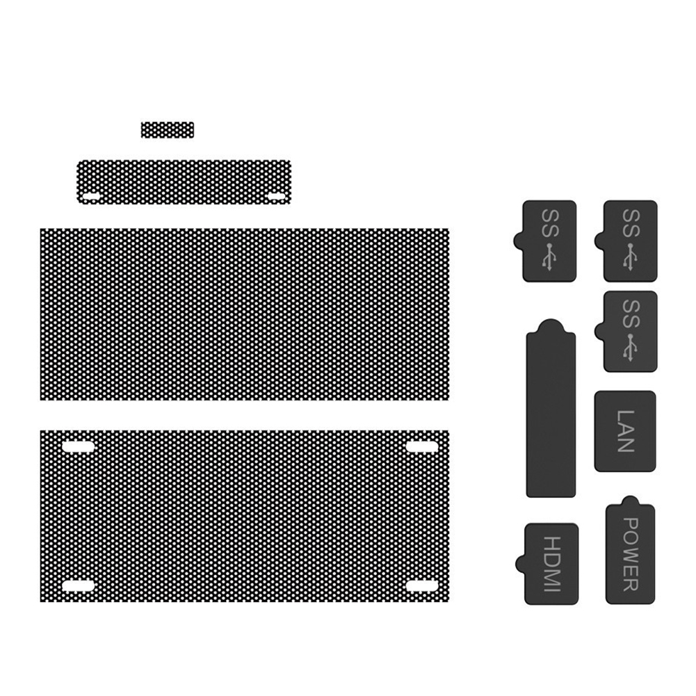 

Gaming Console Dustproof Suit Kit for Xbox Series S Cover Net Plugs Stopper, 501 Original