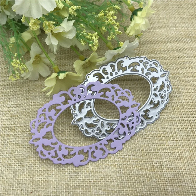 Frame Lace Metal Cutting Dies Stencils For DIY Scrapbooking Decorative Embossing Handcraft Die Cutting Template