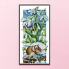 Four Seasons In Forest-14CT Stamped Cross Stitch 18*38cm/7.09*14.96in