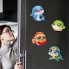 6Pcs Meereslebewesen - 5d DIY Handwerk Aufkleber Magnet