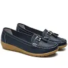 Women&lsquo;s Flat Loafer Ballet Leather Breathable Casual Shoes