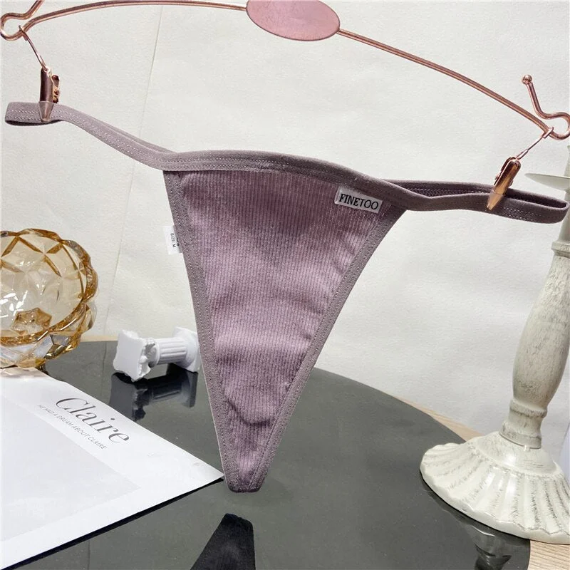 Cotton Underwear Sexy G-string Women's Lingerie Panties Female Underpants Briefs Thong Intimates T-Back Pantys Cotton Panties