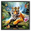 (Counted/Stamped)Tiger-11CT Cross Stitch 40*40cm/15.75*15.75in