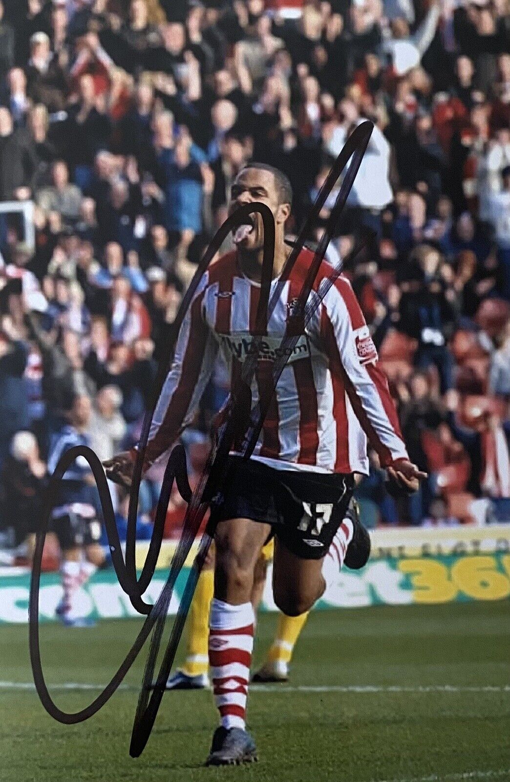 David McGoldrick Genuine Hand Signed Sheffield United 6X4 Photo Poster painting 2