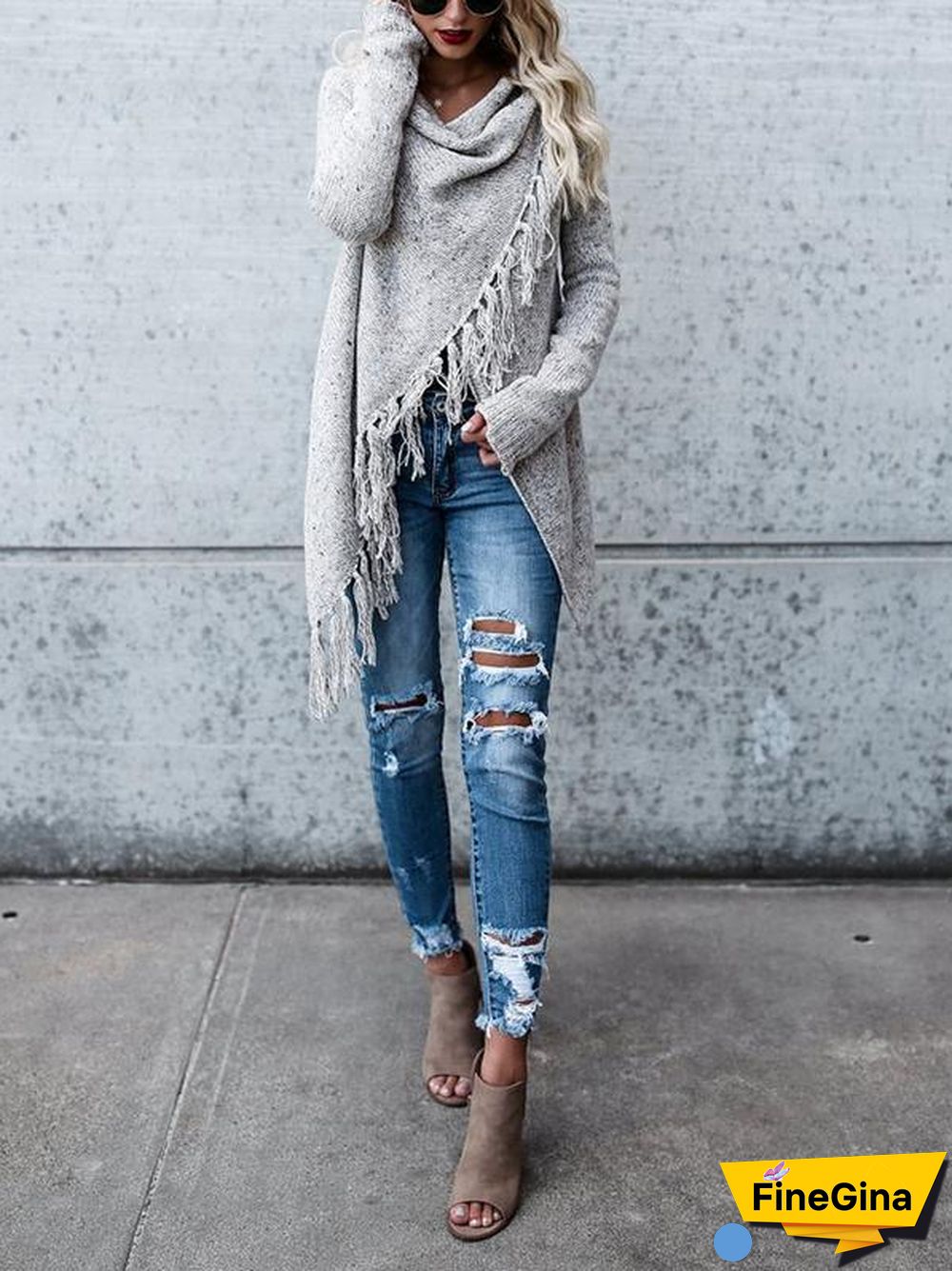 Tassel Long Cardigan