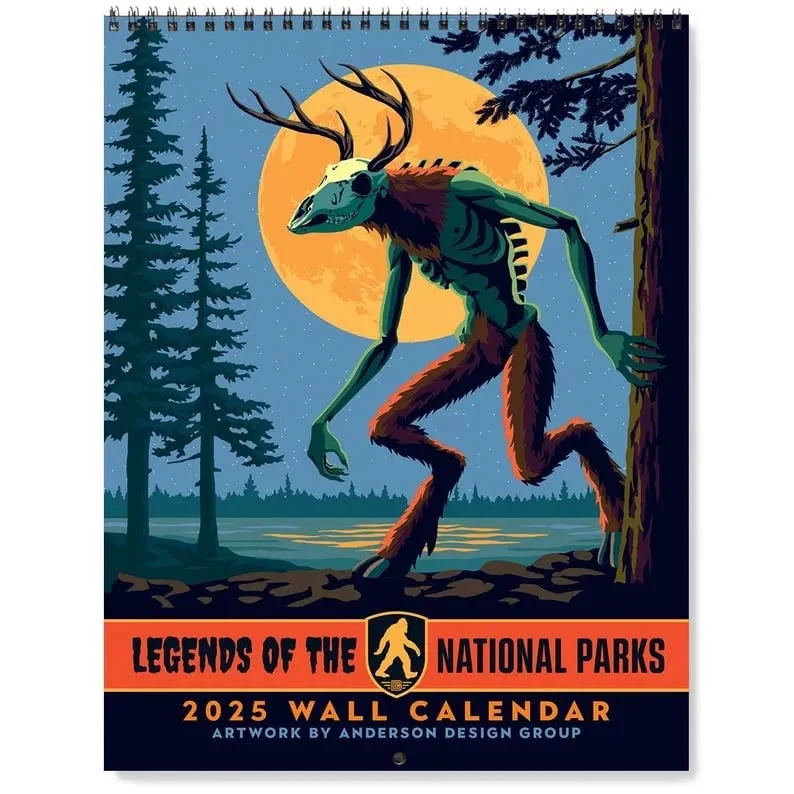 📅2025 WALL CALENDAR: LEGENDS OF THE NATIONAL PARKS (BEST SELLER)