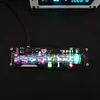 Original IV18 fluorescent tube clock art creative technology sense ornaments table set simulated Nixie tube cyberpunk