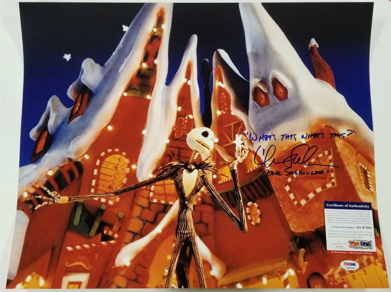 Chris Sarandon signed 16x20 Photo Poster painting #10 Jack Skellington Quote A ~ PSA/DNA COA