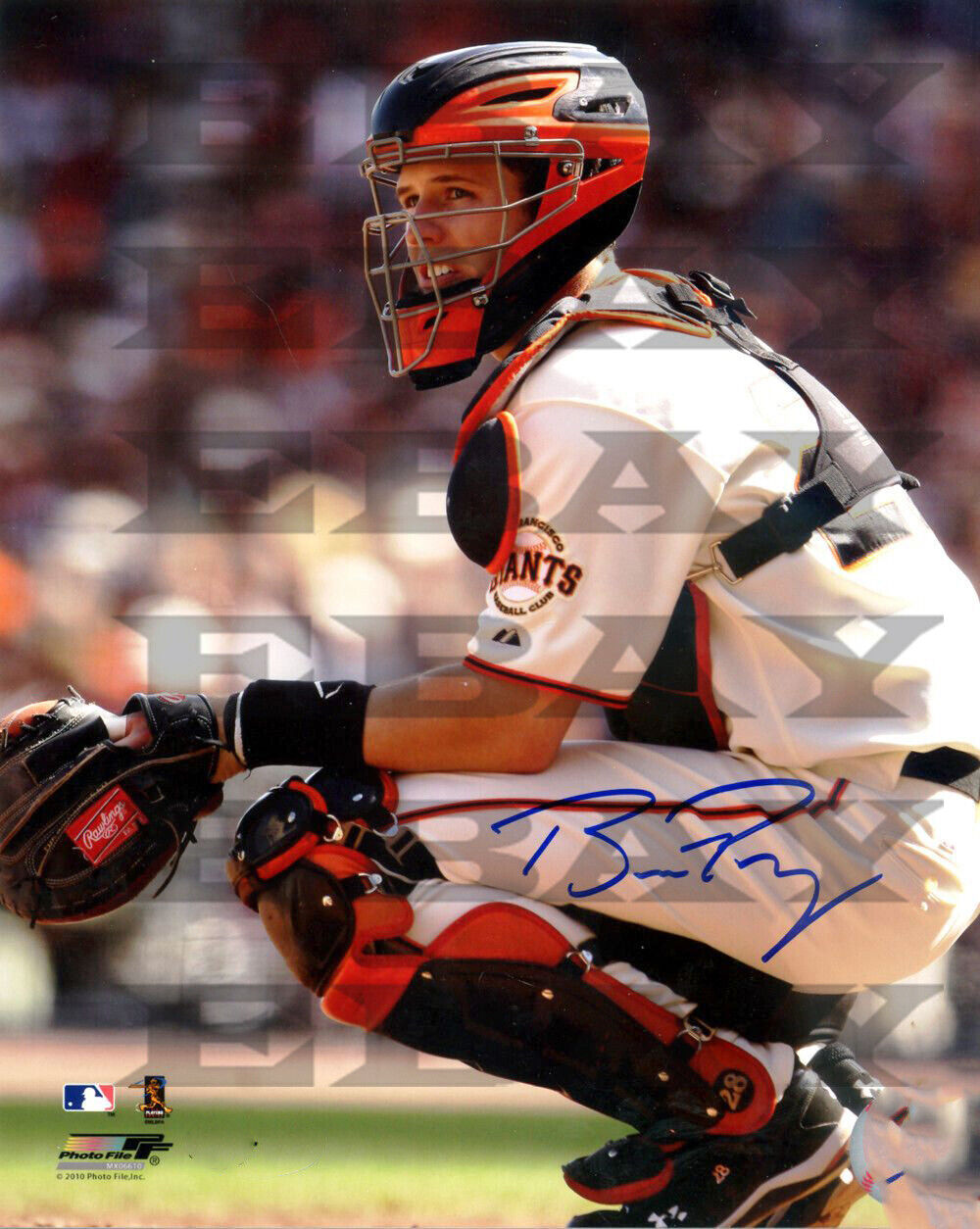 BUSTER POSEY SAN FRANCISCO GIANTS Signed8x10 autographed Photo Poster painting Reprint