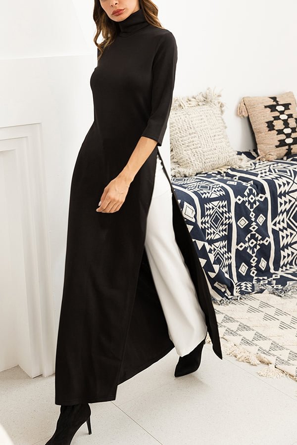Plus Size Black Muslim Gown - Chicaggo