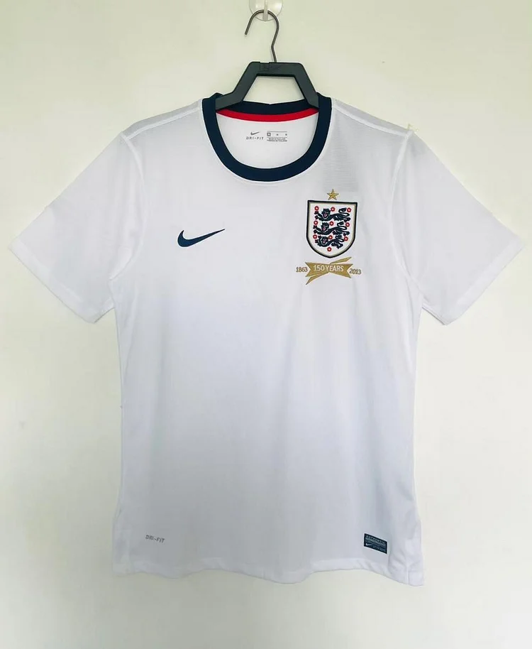 Retro 2013 England home football jersey