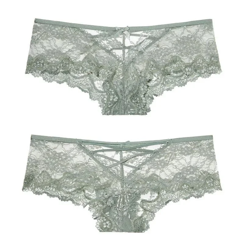 Billionm Women's Underpants Soft Lingerie Sexy Lace Panties Lady Sleepwear 1PC Low-Rise Knickers Sexy Hollow Briefs Ultra Thin Underwear