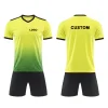 Custom Sublimation Design Sports Soccer Uniform 100% Polyester Soccer Wear Quick Dry Comfortable Men Soccer Uniform