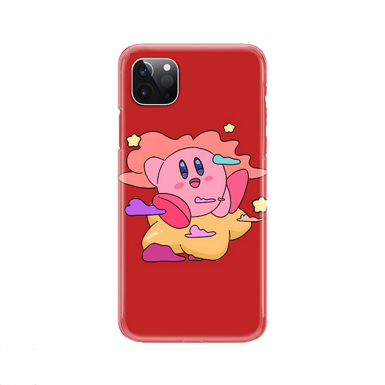 Kirby Sitting On A Star, Kirby iPhone Case