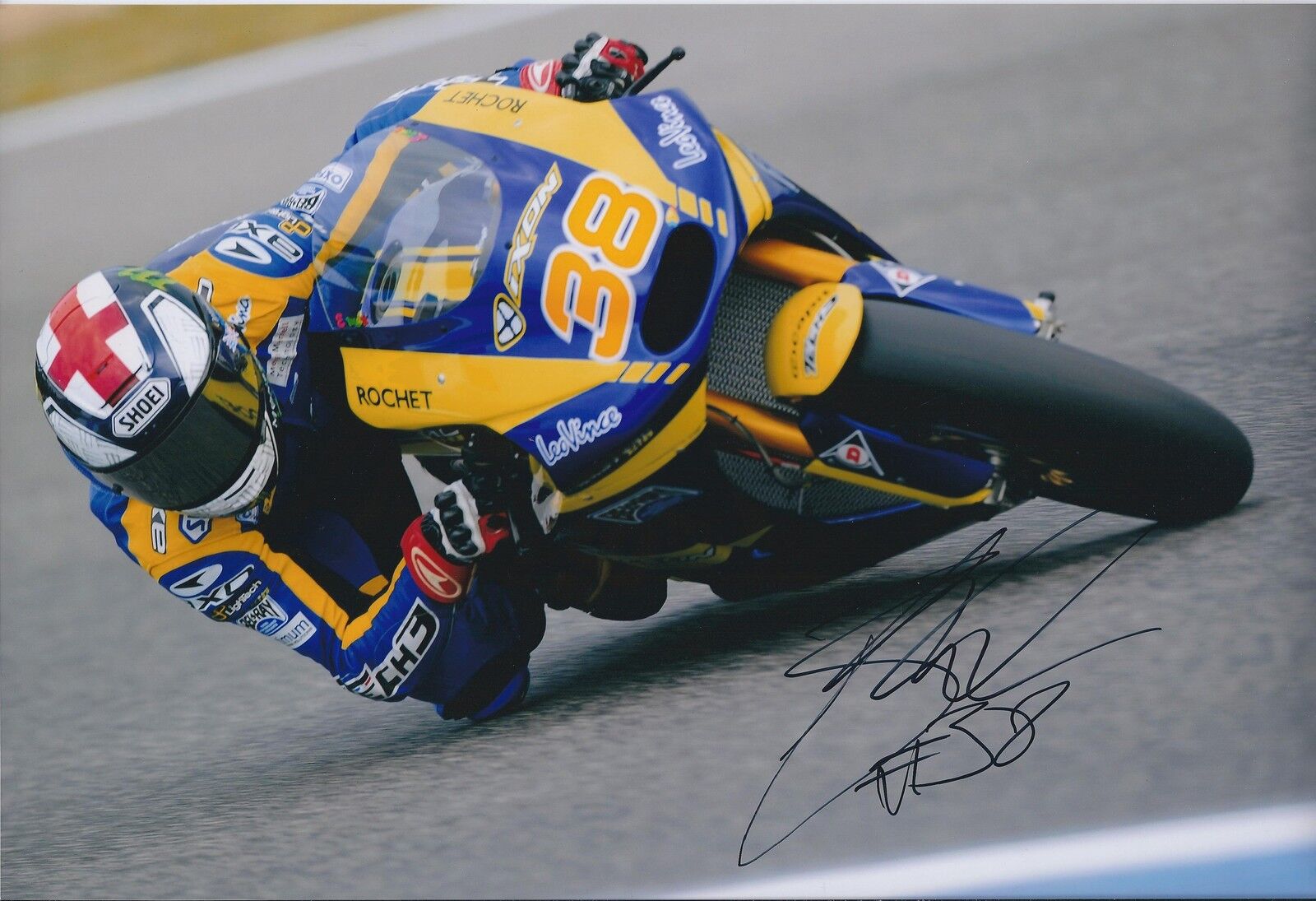 Bradley SMITH SIGNED British Moto2 Rochet 12x8 Photo Poster painting AFTAL Autograph COA TECH3