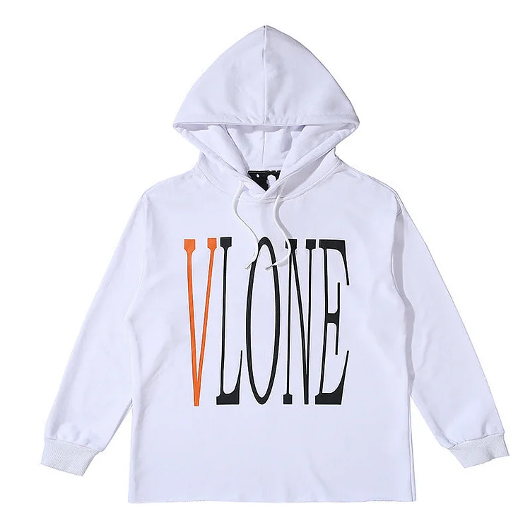 Vlone hoodie Vice City Men's Fleece-Lined Pullover Side Seam Sidekick Casual Sweatshirt