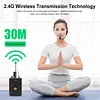 Wireless head-mounted microphone