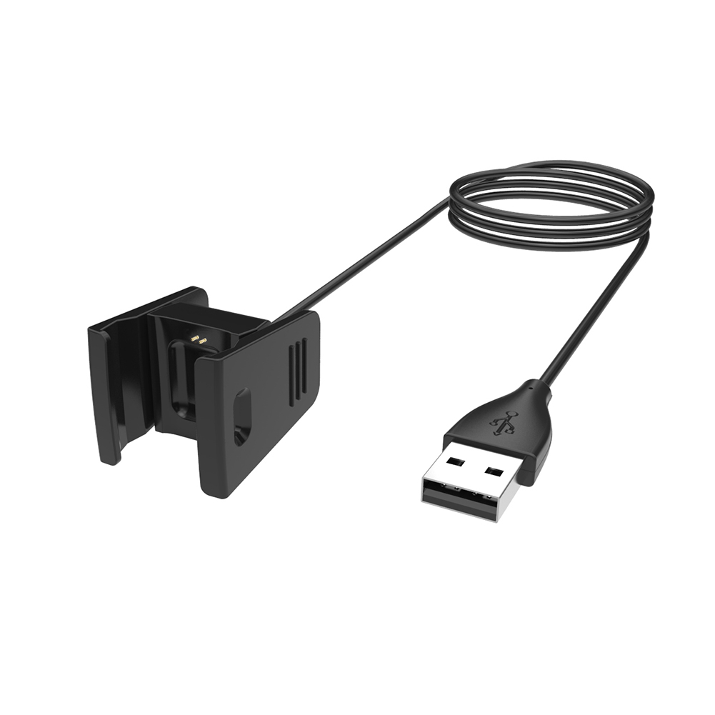 

USB Charging Cable Standard Charger Cable For Fitbit Charge 2, Black, 501 Original