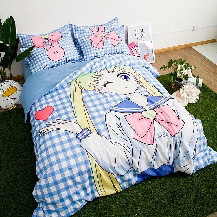 Kawaii Sailor Moon Bedding Sheet S13017