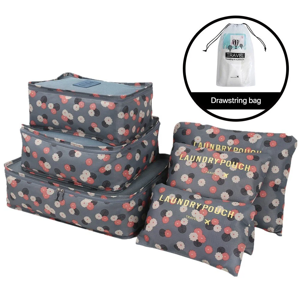 Athvotar Travel Storage Bag Set for Clothes Tidy Organizer Wardrobe Suitcase Pouch Travel Organizer Bag Case Shoes Packing Cube Bag