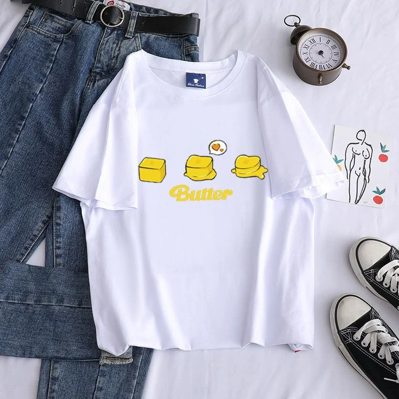 방탄소년단 Butter Casual Loose T-shirt