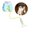 Interactive Cat Hanging Toys USB Charging Self-Play Pet Chase Toy Swing Feather Auto-Rebound Cat-Teasing Tool for Relieve Boredom Burn Energy
