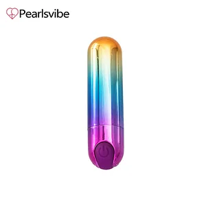 10 Frequency Mini Bullet Rainbow Bullet Vibrator Clitoral Stimulator G Spot Masturbators