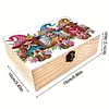 5D DIY Diamond Painting Handmade Wood Storage Box Crystal Storage Case (Girl)