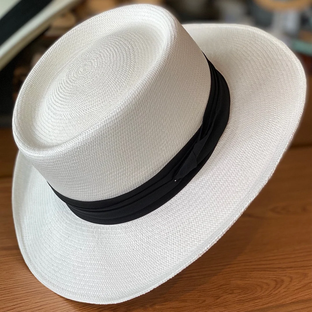 【Summer-Sale】 ! 🌿Can be rolls up for packing -Handmade Panama Hat-Golf Fino